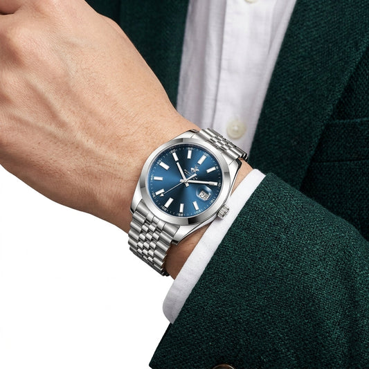 Beverly Hills Polo Club 41mm Silver-Tone Date Men's Watch BP3810X.390