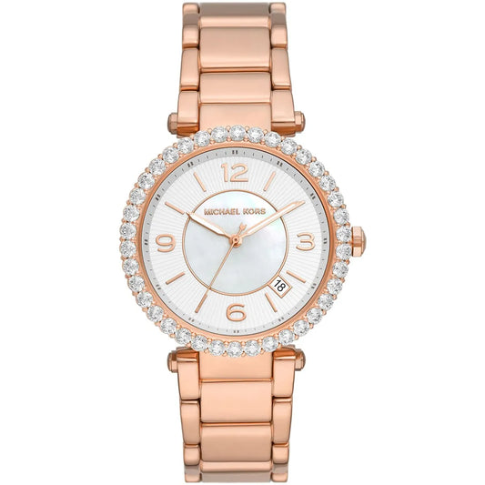 Michael Kors Parker MK4695 women's watch with mother-of-pearl dial and rose gold finish
