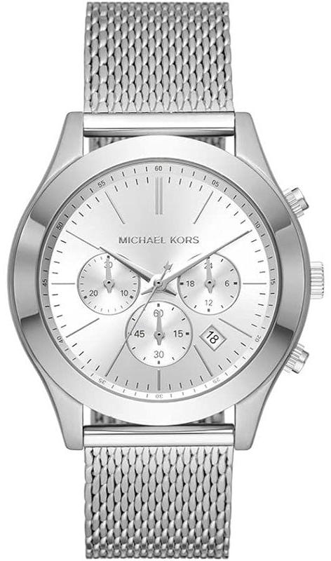 Michael Kors Slim Runway Chronograaf Herenhorloge Zilver - MK9059 Hoofdafbeelding