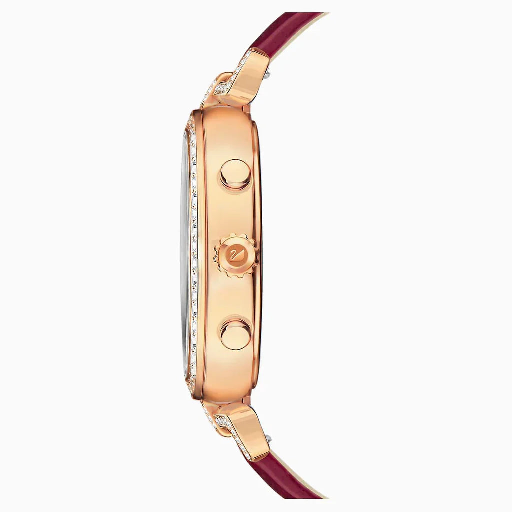 Swarovski Era Journey Red Dial Red Leather Strap Women's Watch 5416701 Secondary image