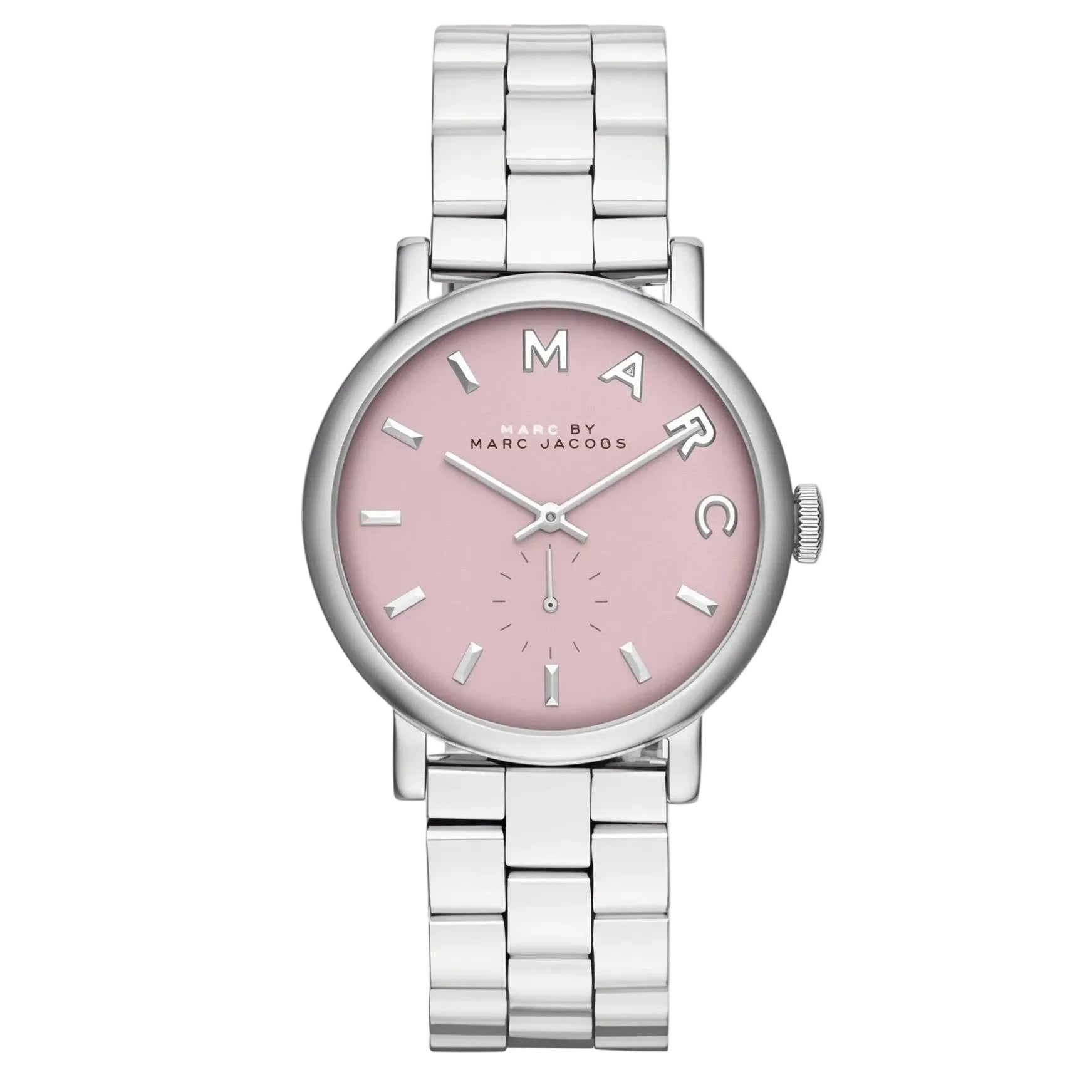 Marc By Marc Jacobs Baker Pink Dial  Silver Watch MBM3280 Hoofdafbeelding