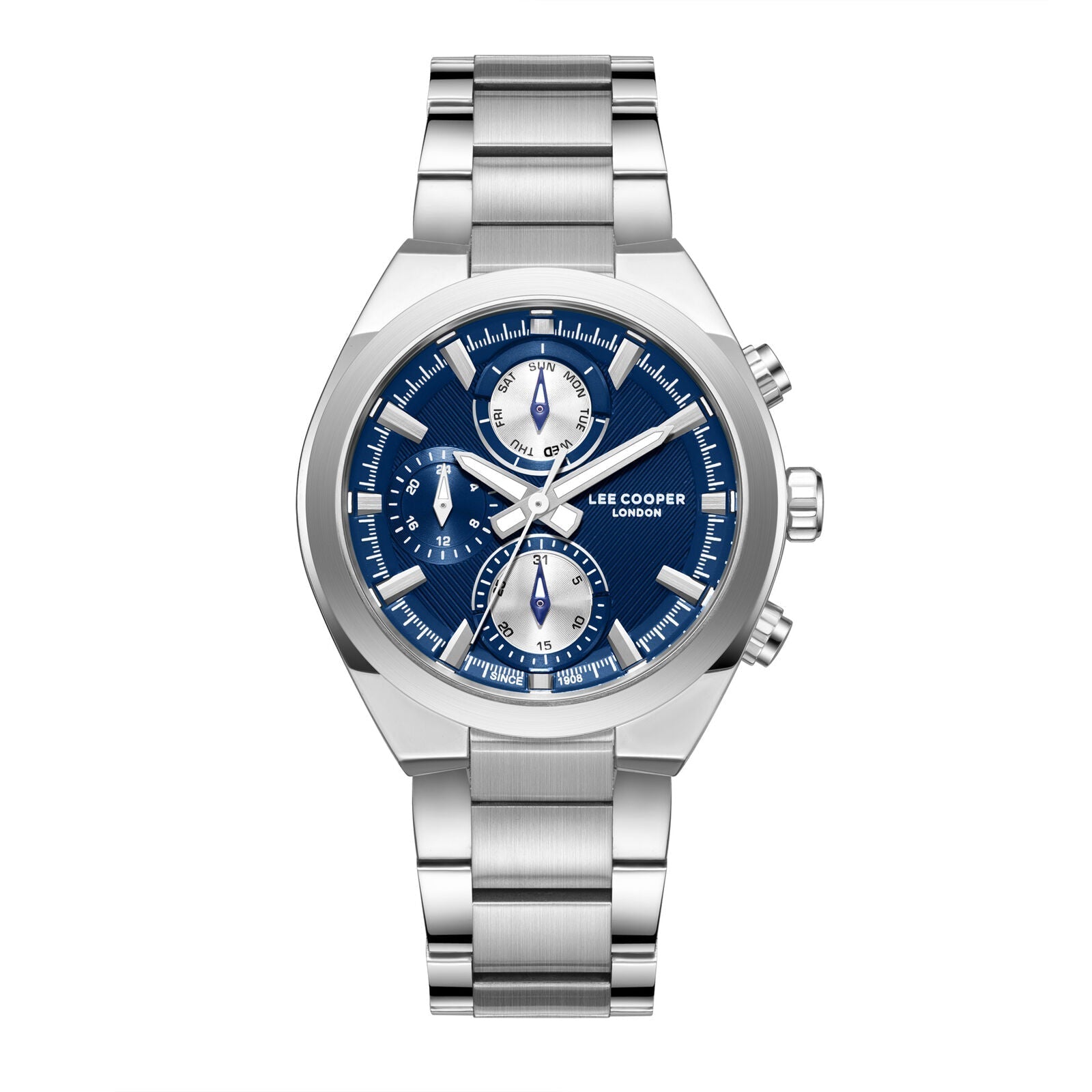 Lee Cooper Rodrigue Multifunction Blue Dial Silver Watch - LC08294.390 Main image