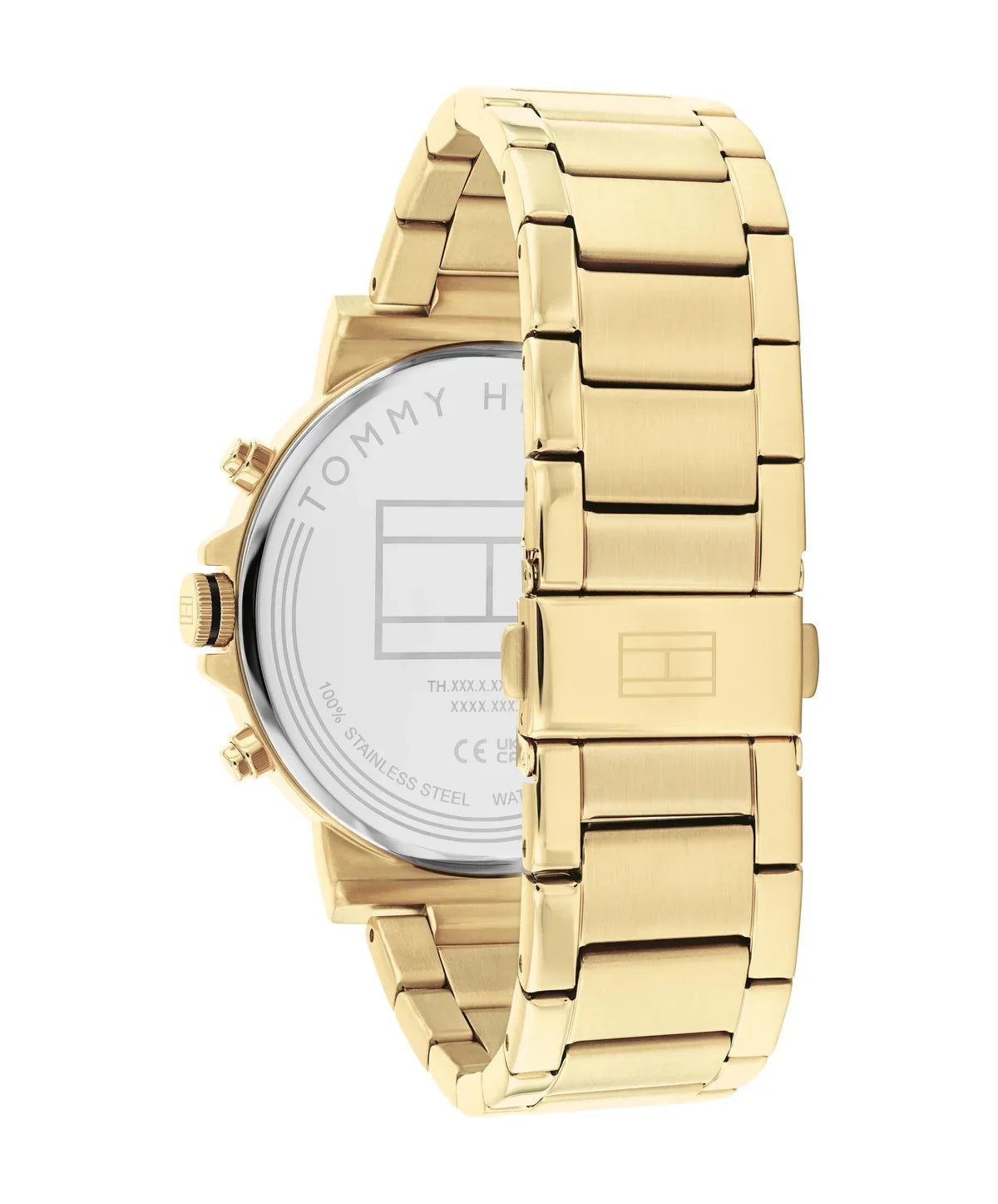 Tommy Hilfiger Tyson 43mm Gold Dial Gold-Tone Men's Watch 1710611