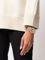 Swarovski Passage Chrono Chronograph Crystal Taupe Dial Rose Gold Tone Women's Watch 5580348