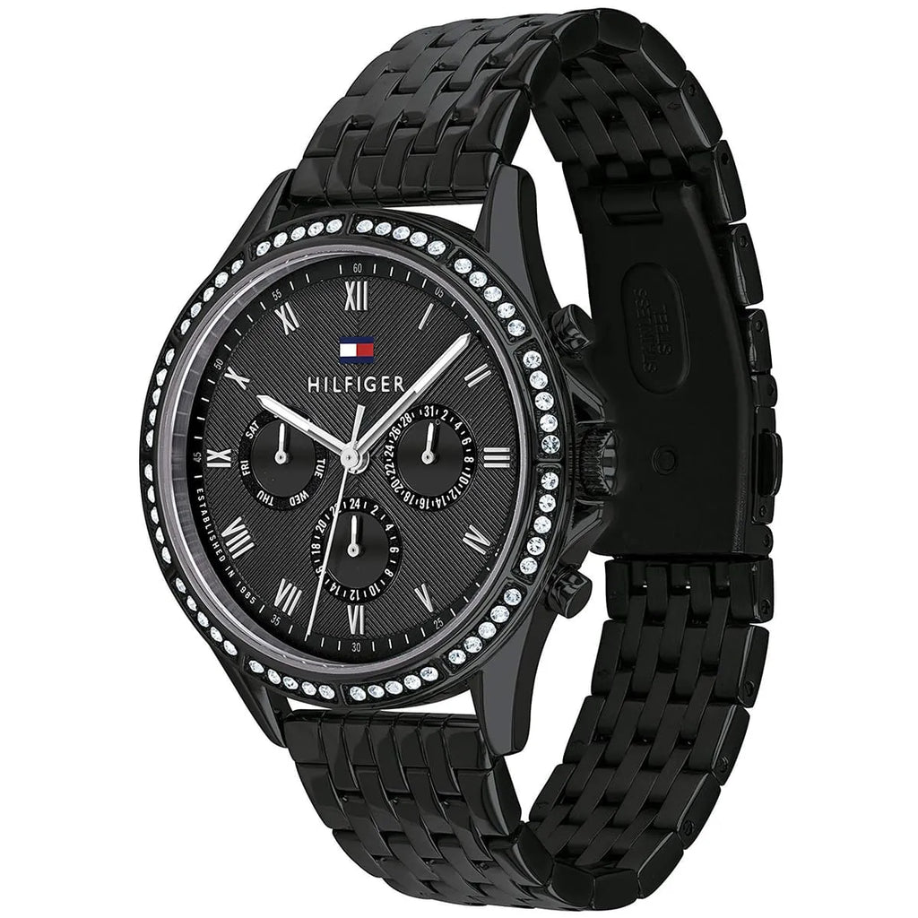 Tommy Hilfiger Ari Multifunction Black Women's Watch - 1782144