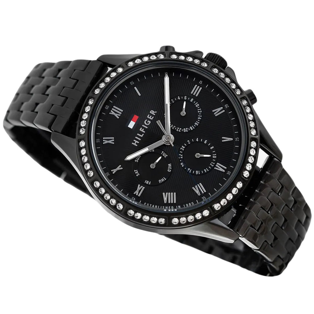 Tommy Hilfiger Ari Multifunction Black Women's Watch - 1782144