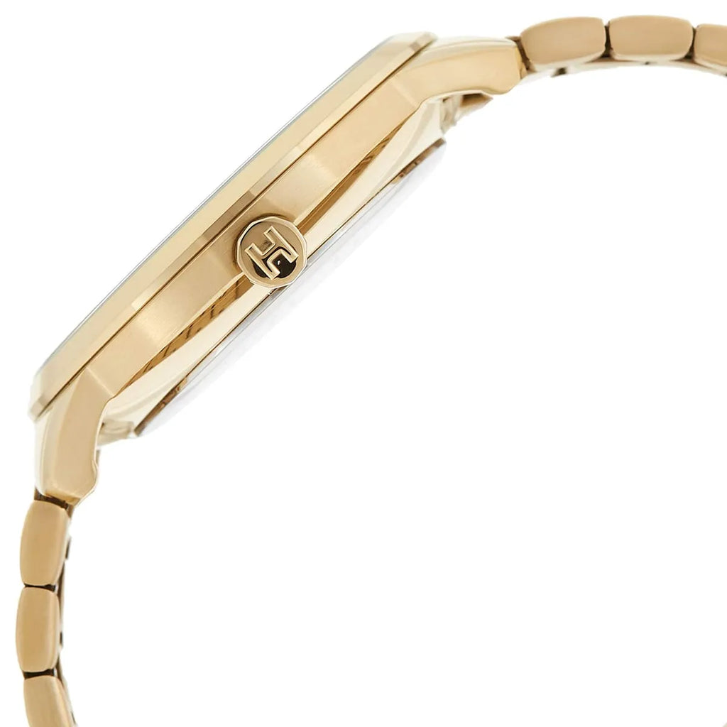 Tommy Hilfiger Hunter Multi function White Dial Gold Men's Watch - 1791609