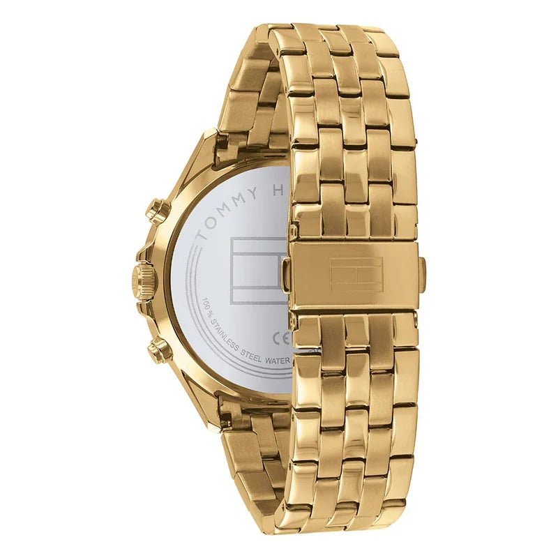 Tommy Hilfiger Austin 44mm Gold-Tone Men's Watch 1791708