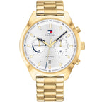 Tommy Hilfiger Bennett Silver Dial Gold Men's Watch - 1791726