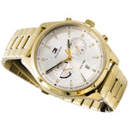 Tommy Hilfiger Bennett Silver Dial Gold Men's Watch - 1791726
