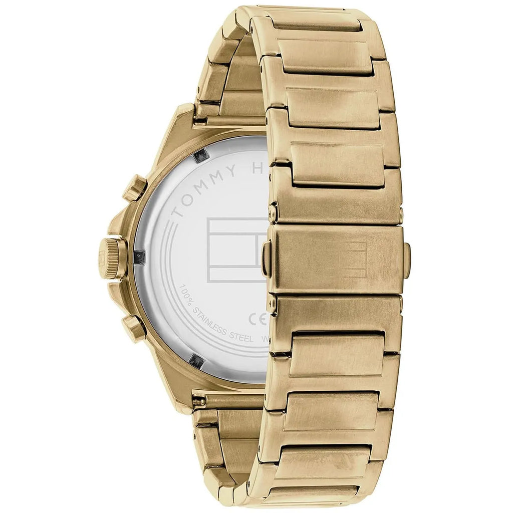 Tommy Hilfiger Mason Grey Dial Gold Men's Watch - 1791891