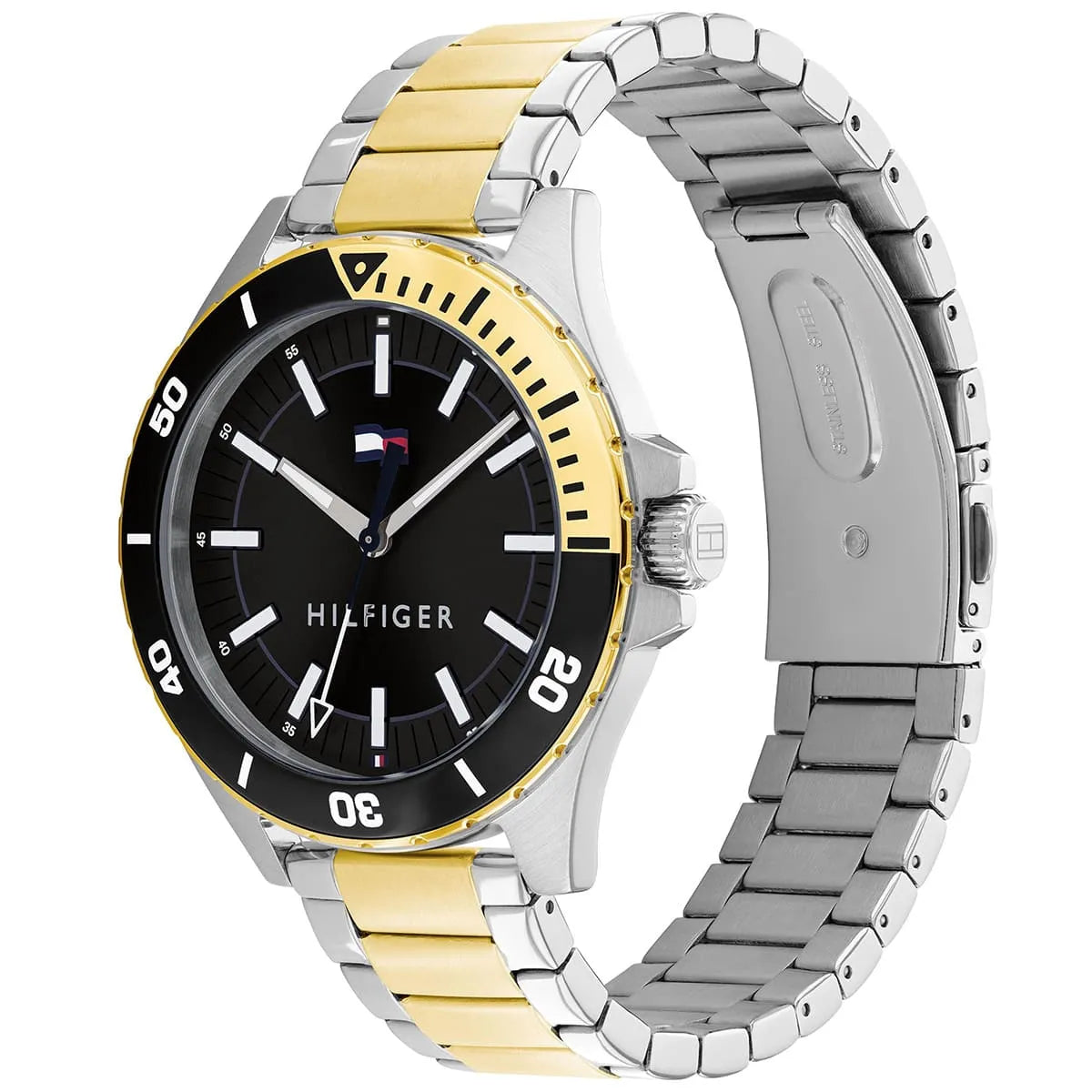 Tommy Hilfiger Baker Black Dial Two-tone Men's Watch - 1792013 Secundaire afbeelding