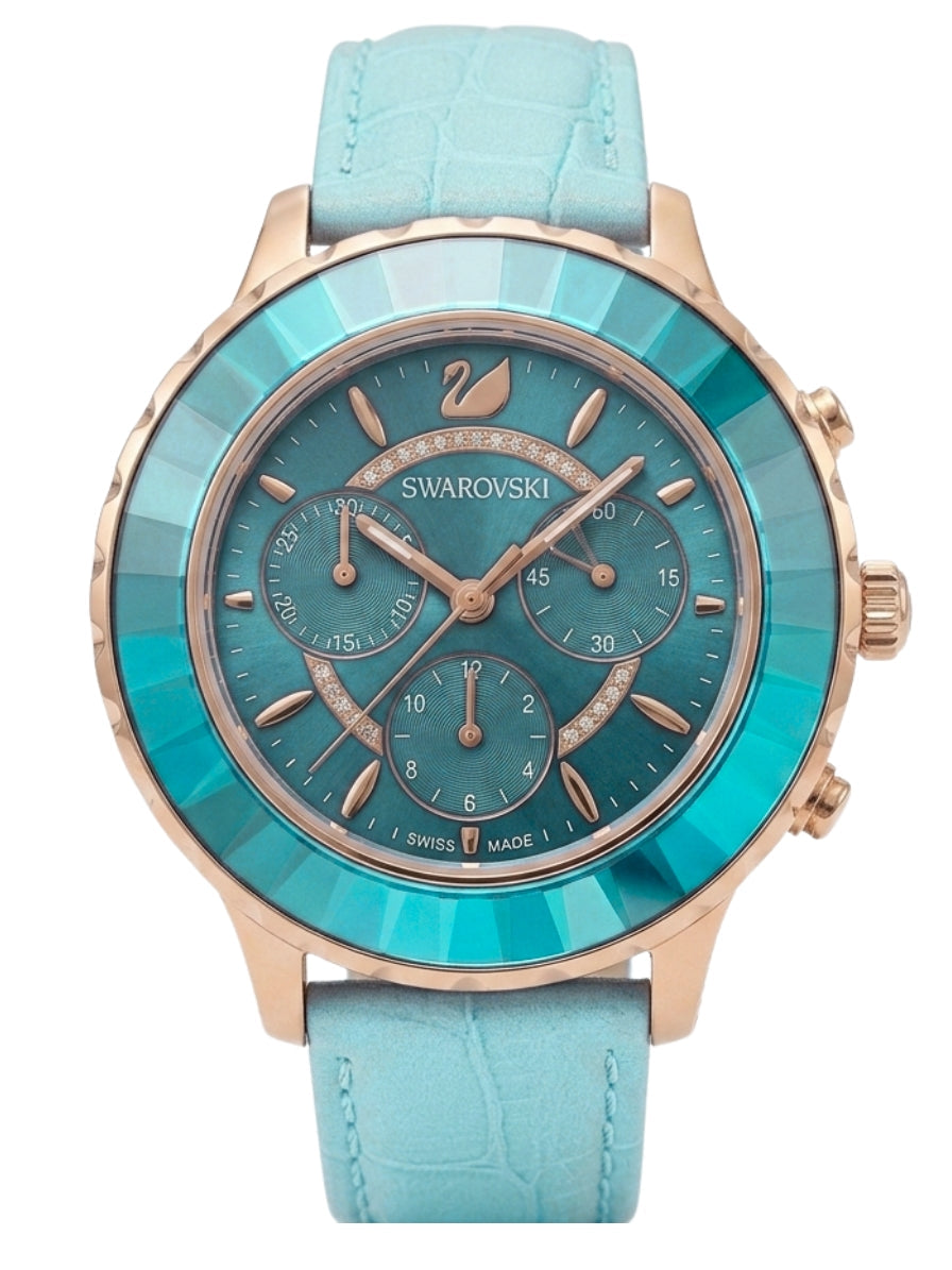 Swarovski Octea Lux Chrono Chronograph Quartz Blue Dial Women's Watch 5580600 Main image