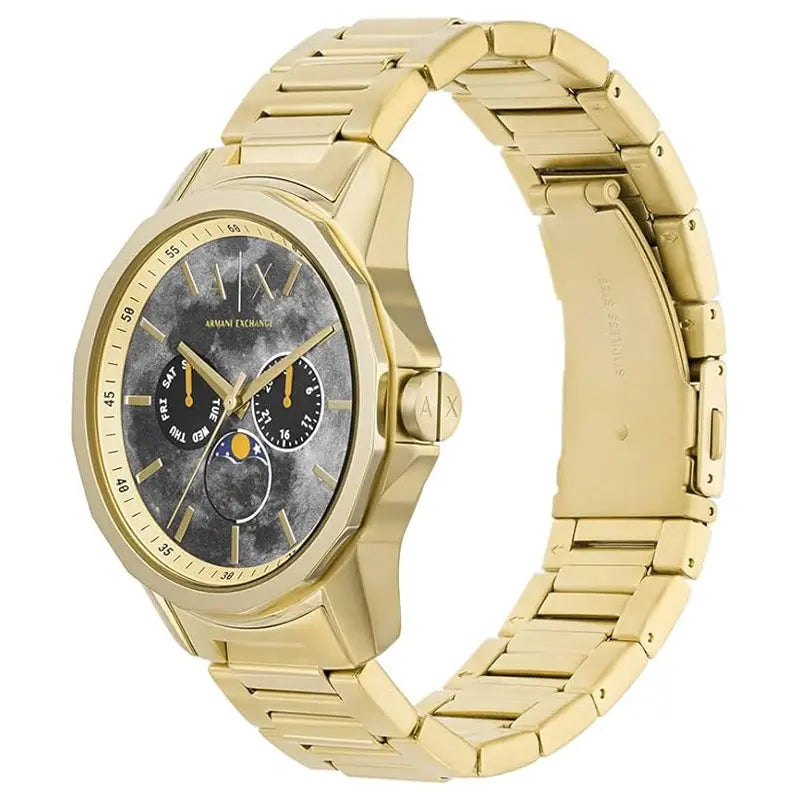 Armani Exchange Moonphase Gold Men's Watch - AX1737 Secundaire afbeelding