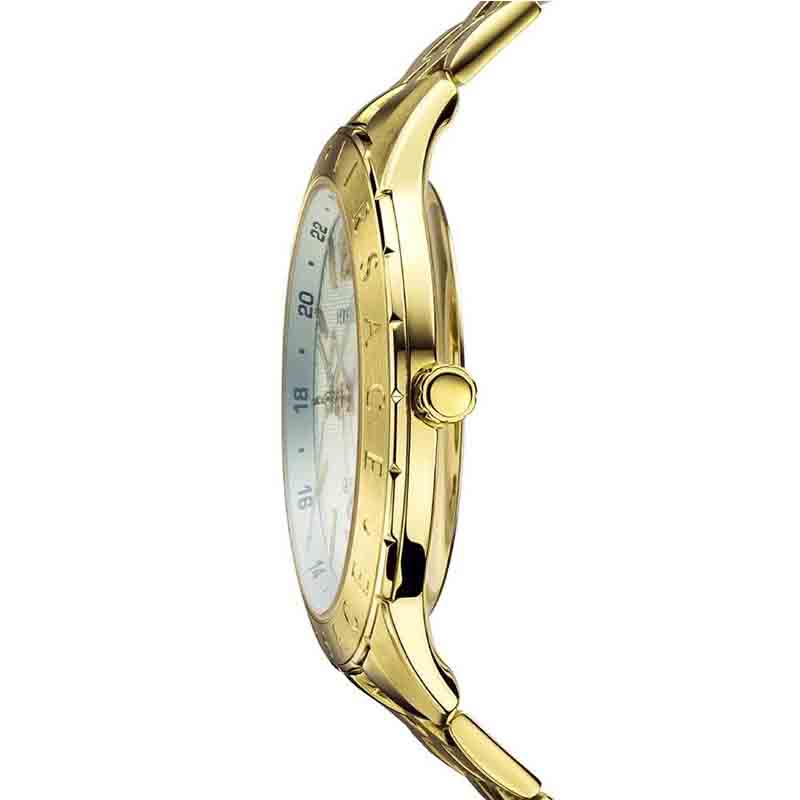 Versace Univers Quartz White Dial Gold Steel Strap Men's Watch - VEBK00518 Secondary image