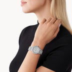 Watch Mini Camille Pavé Silver-Tone Women's Watch - MK6996
