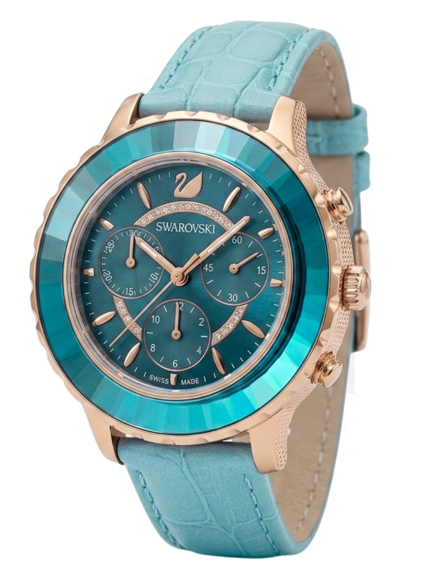 Swarovski Octea Lux Chrono Chronograph Quartz Blue Dial Women's Watch 5580600 Secondary image