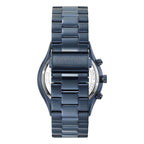 Michael Kors Slim Runway Chronograph Grey Dial Blue Men's Watch - MK8918