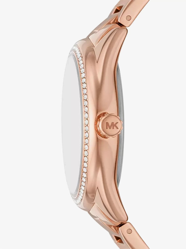 Michael Kors Janelle Rose Gold-Tone and Mulberry Women's Watch - MK7382 Secundaire afbeelding
