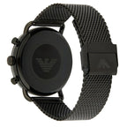 Emporio Armani Aviator Chronograph Black Mesh Men's Watch - AR11142