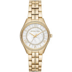 Michael Kors Lauryn White MOP Dial Gold Women's Watch - MK3899