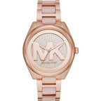 Michael Kors Janelle Three-Hand Rose Gold Women's Watch - MK7089
