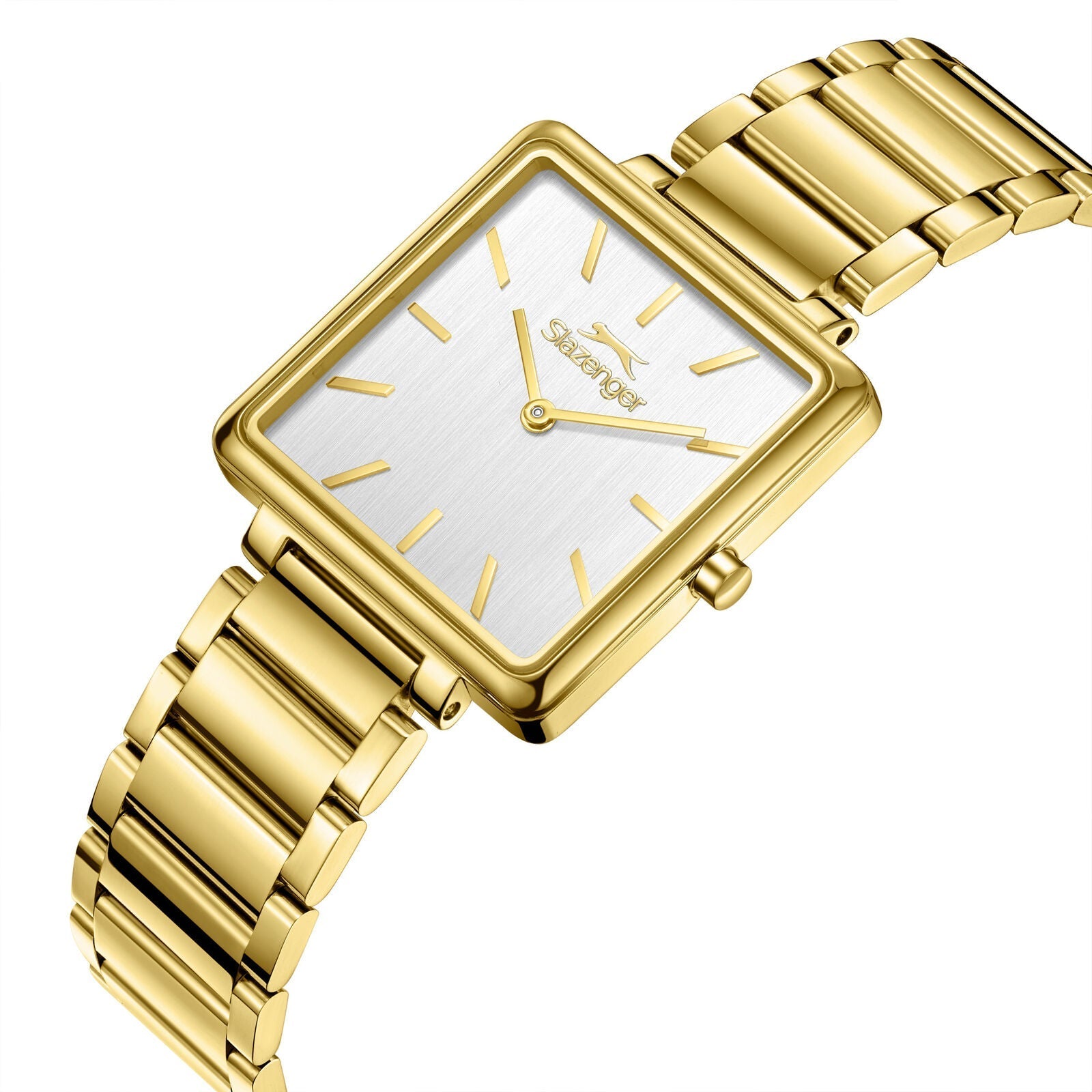 Slazenger Tank-Style Square-Case Gold Watch - SL.09.2588.3.120 Secondary image