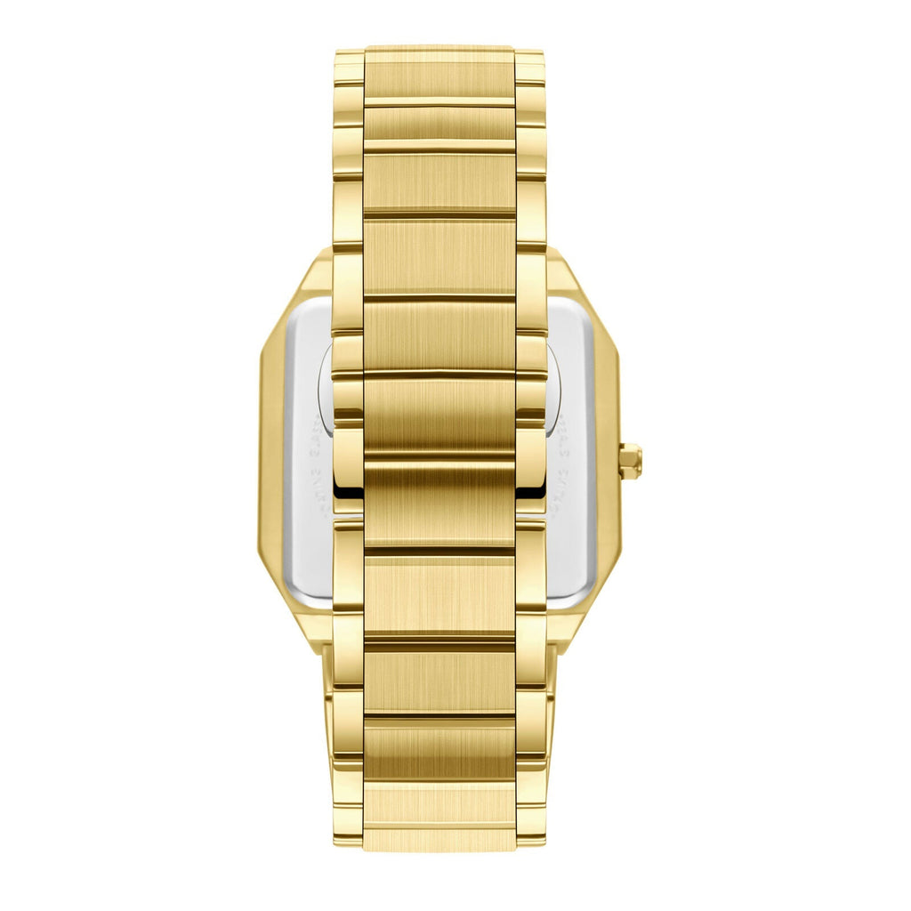 Beverly Hills Polo Club Slim Tech 5 Green Dial Gold Watch BP3864X.170
