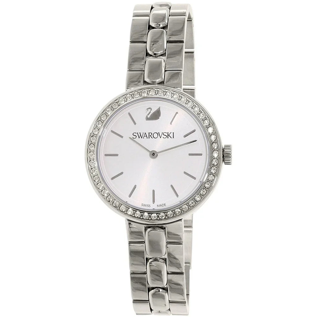 Swarovski Octea Sport Faceted Crystal Bezel White Dial Silver Steel Women's Watch 5095600 Secondary image