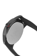Daniel Klein Premium Three Hand Date Window Black Silicone Watch - DK.1.13910-1