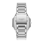 Lee Cooper Maxime Square Case Blue Dial Silver Watch - LC08269.390
