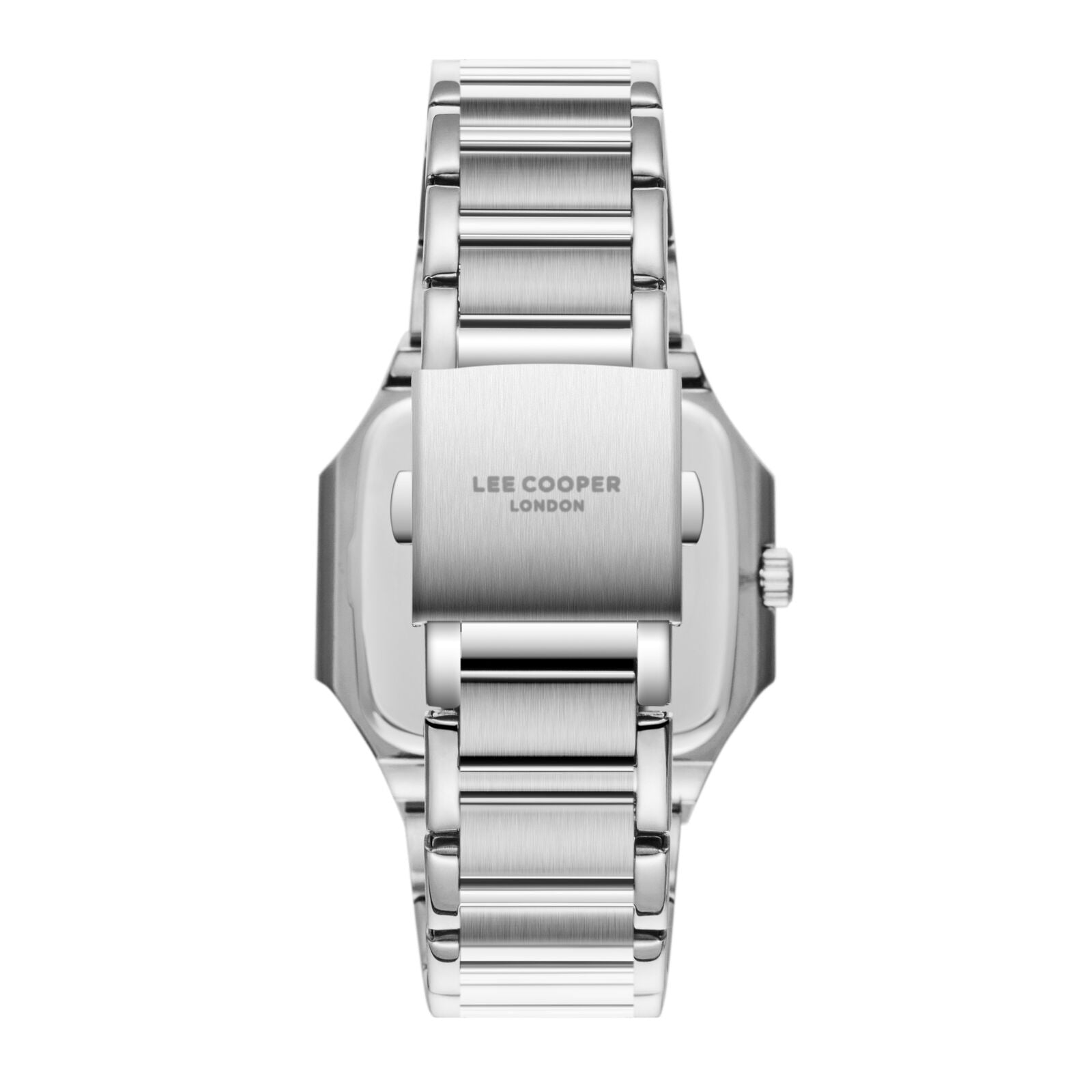 Lee Cooper Maxime Square Case Blue Dial Silver Watch - LC08269.390