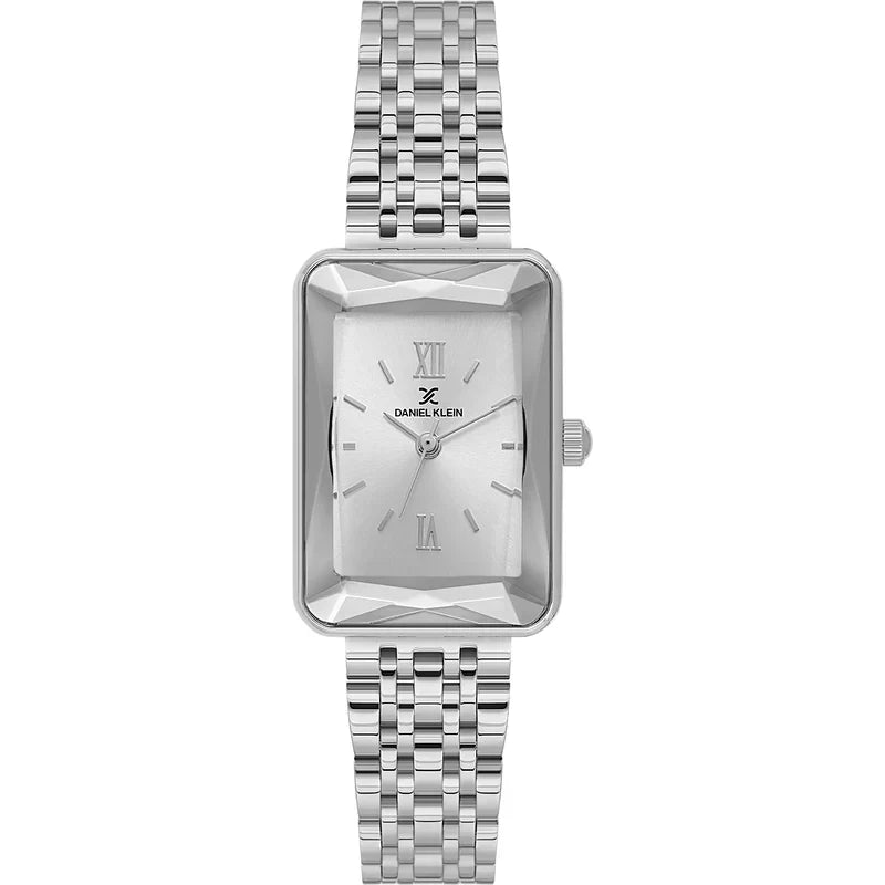Daniel Klein Premium Rectangular Silver Watch - DK.1.13875-1 Main image