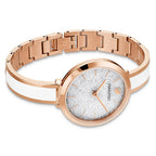 Swarovski Crystalline Delight Crystalline Fill Silver Dial Rose Gold Tone Women's Watch 5580541