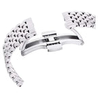 Swarovski Octea Chrono Faceted Crystal Bezel Silver Dial Silver Steel Women's Watch 5673022