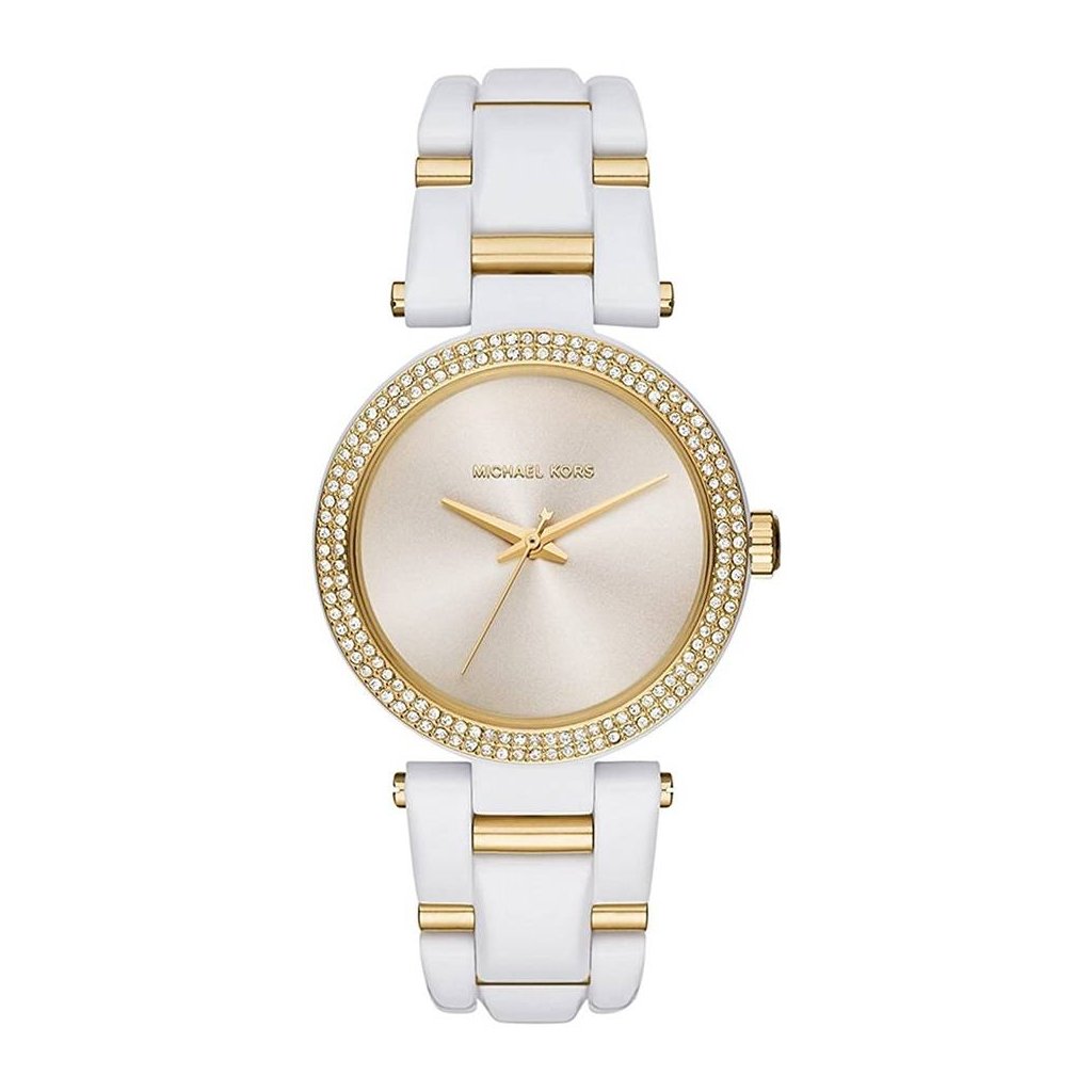 Michael Kors Delray Pavé White Women's Watch - MK4315 Hoofdafbeelding