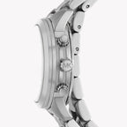 Michael Kors Runway Chronograph Silver Wrap Women's Watch - MK7454