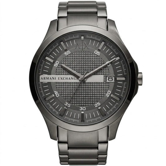 Armani Exchange Hampton 46mm Grey-Tone Men's Watch AX2135