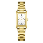 Lee Cooper Square Silver Dial Gold Watch - LC08300.130