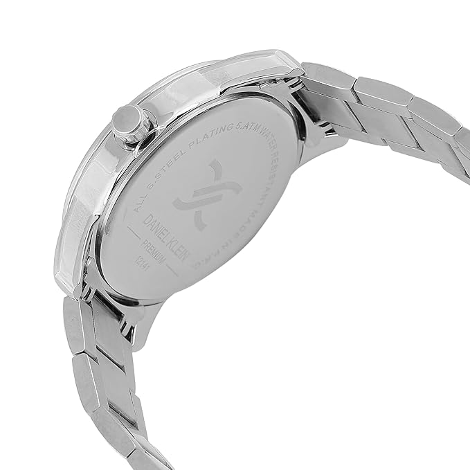 Daniel Klein Premium Date Window Blue Dial Silver Watch - DK12141-4 Secondary image