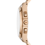 Michael Kors Oversized Lennox Chronograph Rose Gold-Tone Men's Watch - MK9119
