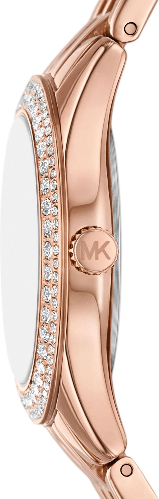Michael Kors Mini Harlowe Pavé dameshorloge in roségoud - MK4845 Secundaire afbeelding