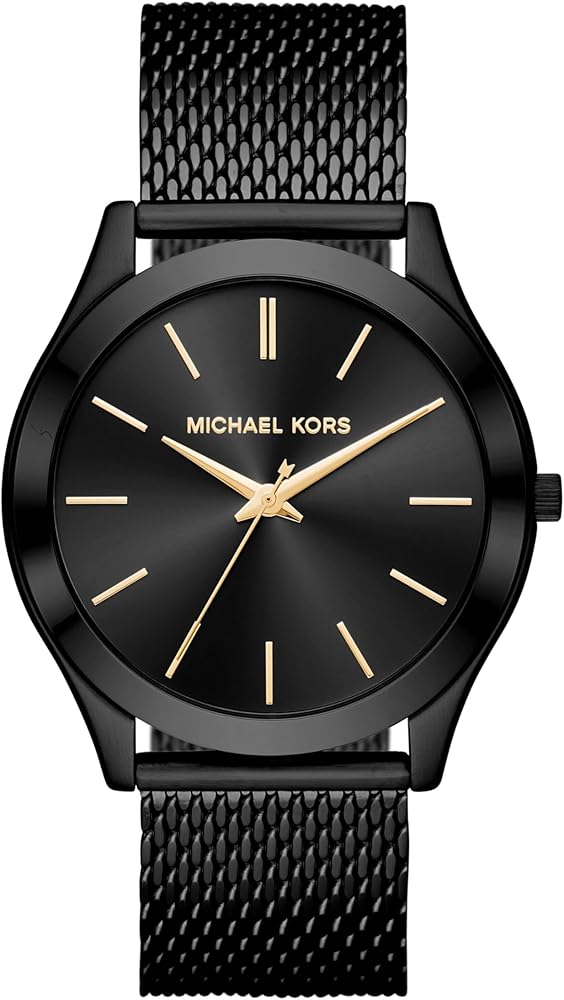 Michael Kors Slim Runway Mesh Black-Tone Men's Watch - MK8607 Main image