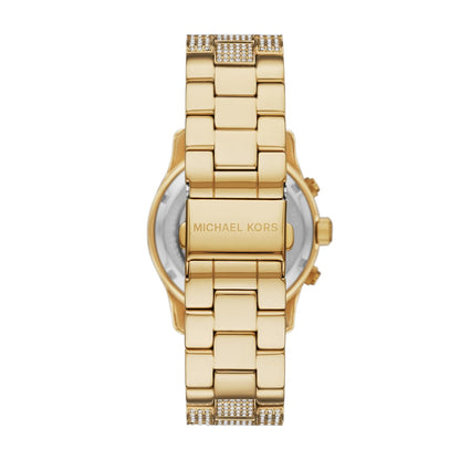 Michael Kors Runway 38mm Gold Dial Gold-Tone Unisex Watch MK7435