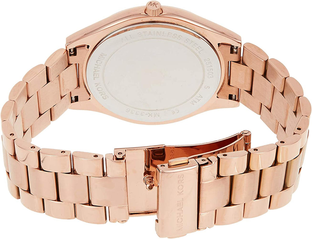 Michael Kors Slim Runway Rose Gold-Tone Women's Watch - MK3293 Secundaire afbeelding