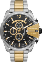 Diesel Mega Chief Silver/Gold-Tone Chronograph Watch DZ4581