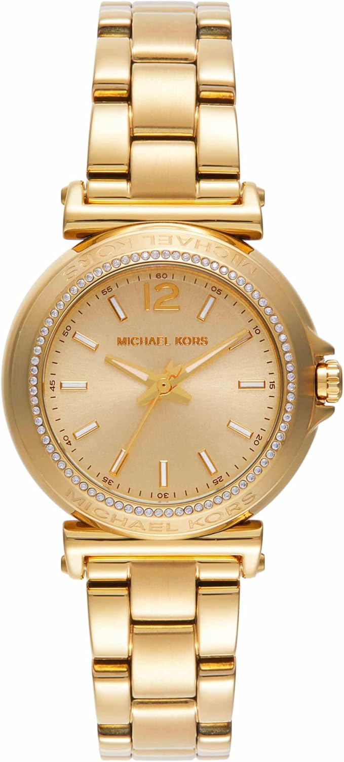 Michael Kors Maren Three-Hand Gold-Tone Women's Watch - MK7516 Hoofdafbeelding