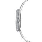 Swarovski Crystal Sparkling Micro-Pave Silver Dial Silver Steel Women's Watch 5483853