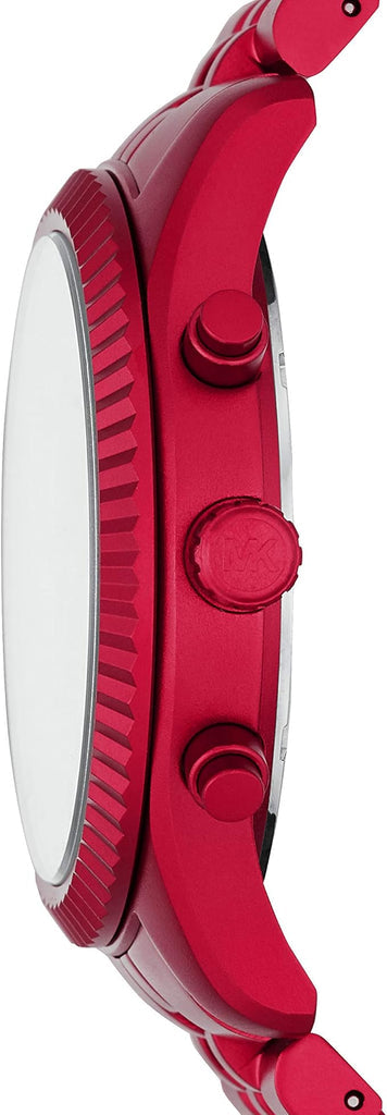 Michael Kors Lexington Chronograaf volledig rood herenhorloge - MK8814 Secundaire afbeelding