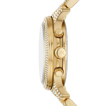 Michael Kors Runway 38mm Gold Dial Gold-Tone Unisex Watch MK7435